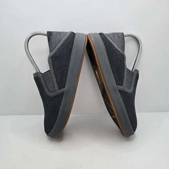OluKai | Ki'Ihele grey monochrome low-top slip-on sneakers | WMS 8 - Picture 8 of 9